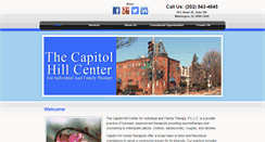 Desktop Screenshot of capitolhillcenterfortherapy.net